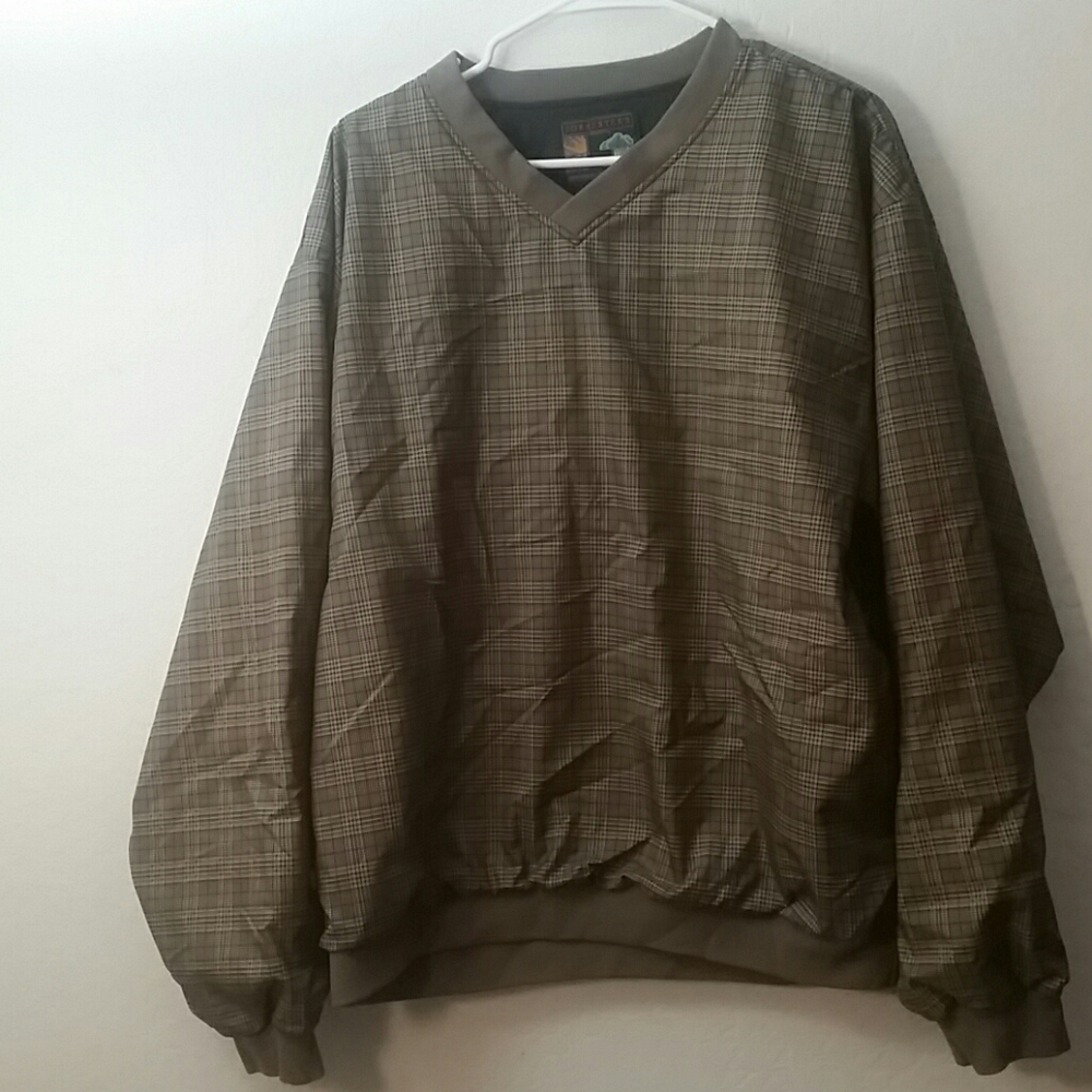Forrester's golf windshirt